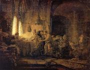 REMBRANDT Harmenszoon van Rijn The Parable of The Labourers in the vineyard china oil painting reproduction